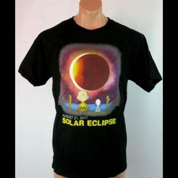 Hanes Other - Sold!! Charlie Brown Solar Eclipse T-Shirt